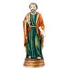 DRW Figura San Pietro Apostolo in Resina Dipinto a Mano 4x4x12 cm