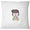 Bona Basics, Federa decorativa per cuscino, decorazione per la casa, per divano, caffetteria, dimensioni: 60 x 60 cm, colore: bianco