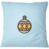 Bona Basics, Federa decorativa per cuscino, decorazione per la casa, per divano, caffetteria, dimensioni: 60 x 60 cm, colore: blu chiaro