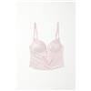 Tezenis Reggiseno Bra Top Push-up Imbottito Sweetheart Donna Rosa