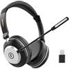 Wantek Cuffie wireless con microfono, Cuffie senza fili Bluetooth USB Dongle per PC Ufficio Zoom Skype Laptop