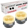 universo cartuccia® C13S050709 MX200 M200 2x Toner compatibile con Epson WorkForce BL-AL-M200 serie, WorkForce AL-MX200 serie, WorkForce AL-M200DN (2 TONER)