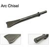 UTTASU Set di scalpelli per martello pneumatico con gambo esagonale in acciaio di qualità superiore, per bulloni, piastrelle per rimozione (arco)
