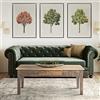 WOMO-DESIGN Tavolino con Cassetto San Paolo 117 x 70 x 45,5 cm Colore Naturale Legno Massiccio di Mango da Soggiorno Fatto a Mano Tavolo Vintage/Retro per Salotto Tavolo da Caffè da Divano