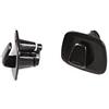 METYOUCAR Set di 2 pezzi ABS maniglia del tetto dell'automobile gancio funzionale del fermo dell'automobile per Volvo xc interno dell'automobile (nero)