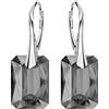 MŚ 1997 MENNICA ŚWIDNICKA Orecchini alla moda in argento 925 con chiusura a sonaglio, per donne, marche, cristalli, orecchini pendenti in argento 925, gioielli da appendere per donne, ragazze, Argento, cristallo
