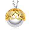 Dada Gioielli - Collana Chiama Angeli Gravidanza Amore Cuore Zirconato Catena Acciaio Regolabile 90+10 cm (Oro Giallo Cuore)