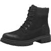 Tamaris Comfort Stivaletti invernali da donna stringati foderati idrorepellenti, Argento (Pewter), 38 EU