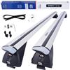 DGH SYSTEM Barre portatutto portapacchi easy line advanced 135 cm compatibile con Volkswagen Touran II 5T MPV 2015- con profili tradizionali, serratura, 90 kg