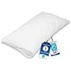 ZOLLNER copricuscino trapuntato 40x80 cm - copertura protettiva traspirante con cerniera - misto cotone - lavabile fino a 95° C - qualità alberghiera - certificato Oeko Tex®