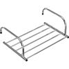 Maxentico Stendibiancheria da Balcone, Stendino per Calorifero Pieghevole, Appendi Biancheria da Parete in Acciaio Inox, (Estensibile Lunghezza: 42-66 cm) per Terrazzi, Balconi e Ringhiere
