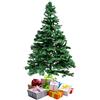 FineHome - Albero di Natale artificiale, 120-150-180 cm, con supporto, colore: verde, dimensioni: 180 cm