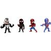 Jada - Spider-Man Personaggi cm.6,5 pack 4 pz, 253222015, +8 anni, die-cast