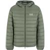 EA7 EMPORIO ARMANI PIUMINO CON CAPPUCCIO CORE ID PACKABLE