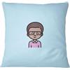 Bona Basics, Federa decorativa per cuscino, decorazione per la casa, per divano, caffetteria, dimensioni: 45 x 45 cm, colore: blu chiaro