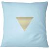 Bona Basics, Federa decorativa per cuscino, decorazione per la casa, per divano, caffetteria, dimensioni: 60 x 60 cm, colore: blu chiaro