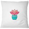 Bona Basics, Copricuscino decorativo, federa per cuscino, decorazione per la casa, divano, caffetteria, dimensioni: 45 x 45 cm, colore: bianco