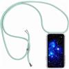 SNCLET per Blackview A52 Cover Silicone Custodia con Cordino Back Cover Ultra Sottile Morbido TPU Shockproof Coperture Cordino Regolabile Anti Scratch Cover Custodia per Blackview A52,Verde
