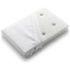 GM Cuscino Baby Memory 24x34 Cuscino Neonato Culla Ultra traspirante in Memory Foam Con Federa Bianca in 100% Cotone Sfoderabile Per lettino, trasportino, ovetto, next to me Made in Italy