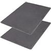 Westmark ardesia naturale/piatti da portata, 2 pezzi, rettangolari, con protezione antigraffio, superficie: 40 x 30 cm ciascuno, ardesia, Tapas + Friends, antracite, 693422E3