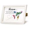 HSDSH Regalo di Denaro per Viaggi, Luna di Miele e Vacanze - Salvadanaio a Forma di Aereo - Cassa delle Vacanze per Amici, Famiglia, Amanti - Idea Regalo di Compleanno
