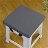Rr tianshi Cuscini per sedie antiscivolo per sedie da pranzo, lavabili, per sgabelli, giardino, interni ed esterni, casa e ufficio (25 x 25 x 3 cm, grigio scuro)