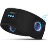 flintronic Cuffie per Dormire, Fascia Cuffie Bluetooth V5.0, Cuffie Fascia Sportiva, Cuffie Bluetooth Dormire Altoparlanti Stereo HD Uomo & Donna, Perfette per Dormire/Sport/Viaggi
