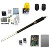 FP-TECH KIT AUTOMAZIONE CANCELLO BATTENTE 2 ANTE MOTORE APRICANCELLO ELETTRICO 24 V 220V (1 Motore Singolo 150 Kg 40 W 24 V)