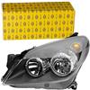 HELLA 1LG 270 370-341 Alogeno Faro principale - per es. Opel Astra H (A04) - nero - ECE - per veicolo circolazione Sx - Dx
