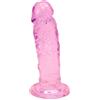 Woomy Zooozy Extra Slippery Jelly Dildo Pink