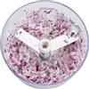 Lurch 10288 Chopper con corda di trazione/tritatutto multiuso per tagliare o tritare frutta, verdura, noci, erbe e molto altro ancora, in plastica, bianco, nero, trasparente