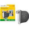 Schellenberg 50603 Set di avvolgitori mini con scatola a muro, cinghia per tapparelle e piastra di copertura, 118 mm, bianco