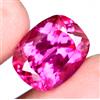 Glitzy Gems Cuscino naturale impeccabile rosa rosso rubino 20,95 ct CERTIFICATO rara piet...