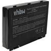 vhbw Li-Ion batteria 4400mAh (11.1V) nero per laptop notebook Asus X70a, X70ab, X70ad, X70ae, X70af, X70il sostituisce A32-F82, A32-F52, L0690L6.