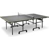 JOOLA Inside J15 - Tavolo da ping pong pieghevole per interni, montaggio rapido, con rete, grigio, 274 x 152,5 x 76 cm