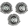 vhbw 3x testina compatibile con Philips S1300/04, S1310, S1310/04, S1320, S1320/04, S1332, S1333, S1510, S1520, S1560 rasoio