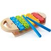 Hape Xilofono Arcobaleno | Robusto Gioco Musicale in Legno per Imparare Suoni e Colori a Partire dai 12 Mesi
