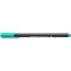STAEDTLER penne turchese Triplus fineliner, punta fine rinforzata in metallo 0.3 mm, fusto triangolare ergonomico, confezione da 10 fineliner, 334-54