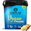 Bodylab24 Vegan Protein Pane alla Banana 1000g, proteine in polvere 100% vegane a base di proteine di fagioli, piselli e semi di zucca, con 80g di proteine per 100g di polvere