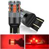 UPXSXT 2Pcs 7443 LED luce freno lampadina rossa, W21/5W T20 7444NA CANBUS senza errori Anti Hyper Flash sostituzione lampadina Super Bright 30-SMD 25W 4000LM