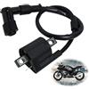 Duluok Bobina di Accensione per Moto, Bobina Accensione Ignition Coil Sostituzione Spark Coil per ATV Dirt Pit Bike Scooter Go-Kart Ciclomotore Ccooter 150CC 200CC 250CC per CBF125 CBR125 TRX650 TRX700