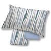 Happidea - Lenzuola Completo Letto, Cotone Caldo Invernale 100% Flanella, Piazza e Mezza, geometrico, Prodotto in Italia, Federe, Lenzuolo Sopra, Lenzuolo Sotto, Disegno Parey Azzurro