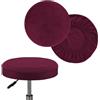 uyeoco 2 Pezzi Copri Sgabello Rotondo/Rettangolare Copri Pouf da Bar Copriseduta Sedie Alta Elasticità Fodera per Sedia Lavabile Cuscino Copridivano Coprisgabello da Bar ( Color : 7@ , Size : 35-40cm/14-16in