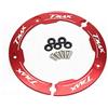 TEAUSA Misura for Yamaha T-MAX 530 Tmax 530 2012-2016 2013 Coperchio della puleggia della cinghia di trasmissione in alluminio Disponibile TMAX530 Accessori (Color : Red)