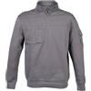 Generico Felpa Uomo con Collo a Lupetto e Mezza Zip Modello Hong Kong (IT, Testo, M, Regular, Regular, Grigio)