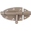 Alberts 300012 DURAVIS® Catenaccio a cannone, con maniglia tonda, doppio rivestimento beige perla RAL 1035, piastra 112 x 72, Ø chiavistello 16 mm