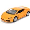 imtfzct 1/36 Lamborghini Huracan LP610-4 modellino auto giocattolo in acciaio legato con funzione di ritiro regalo auto per ragazzi e ragazze (arancione)