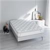 Italian Bed Linen Topper Piazza e Mezza 120x195 cm Dream con Struttura 3D termoregolatrice e Trapuntato per Massimo Comfort