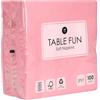 Talking Tables Table Fun 100 Tovaglioli di Carta Rosa Soft | 2 veli 33cm | Monouso per Compleanno Matrimoni Baby Shower Catering Festa della Mamma Pasqua Riciclabili Prodotti in UE