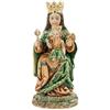 DRW Figura Madonna della Vittoria patrona di Malaga in Resina dipinta a mano 4x4x10 cm